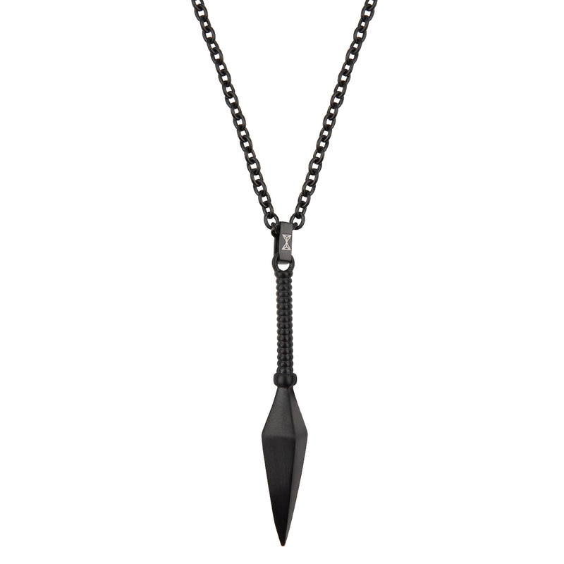 Necklace Spear - Noir