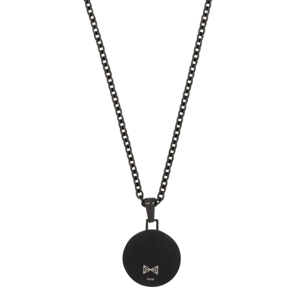 Necklace Boussole - Noir