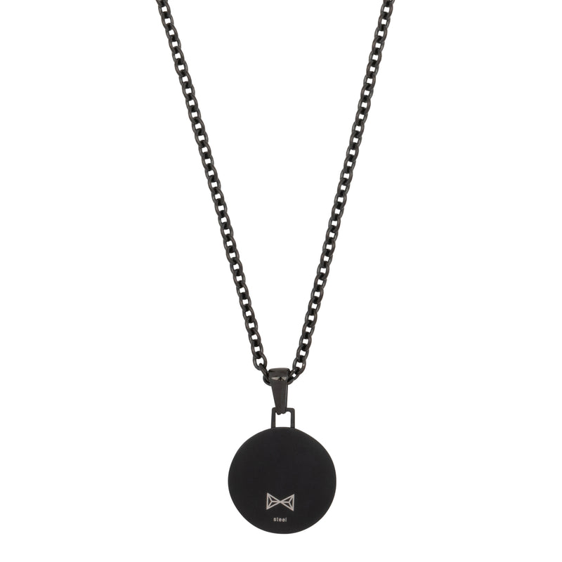 Necklace Boussole - Noir