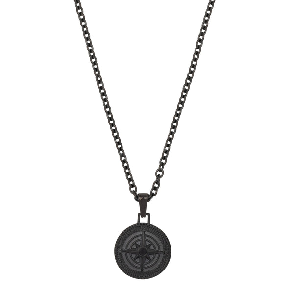 Necklace Boussole - Noir