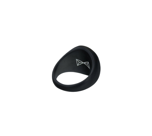 Ring Signet - Noir