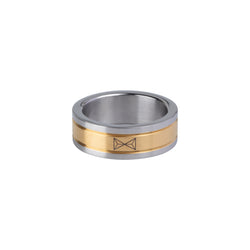 Ring Two-Tone - Inox/Dore