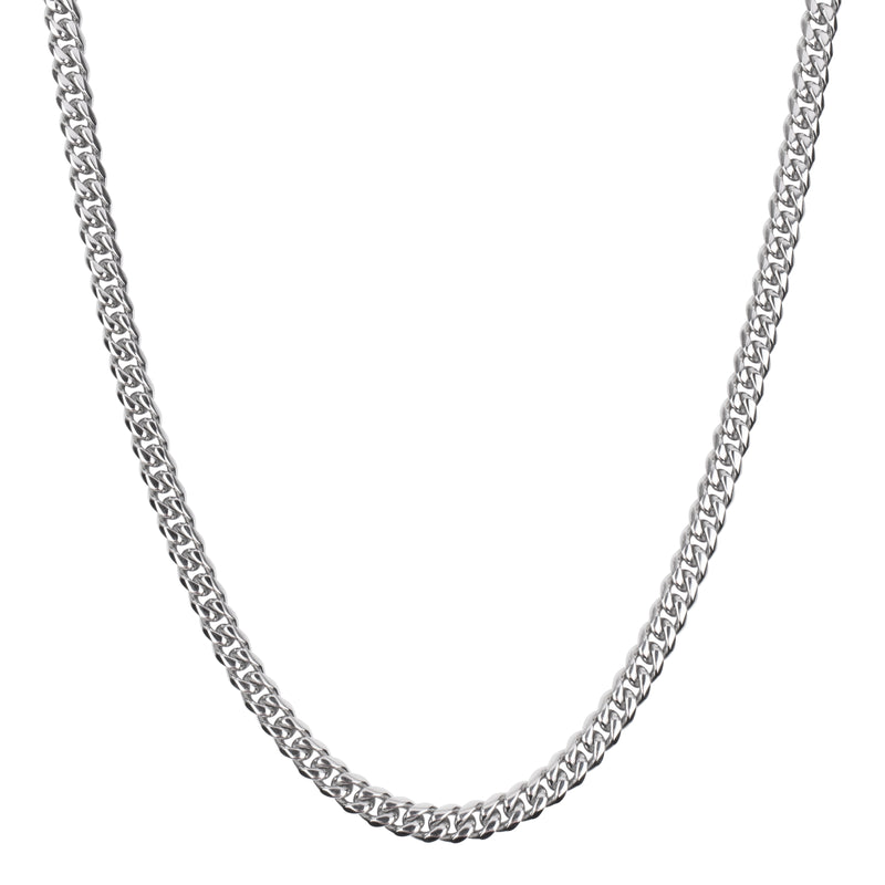 Necklace Gourmette Eight - Inox