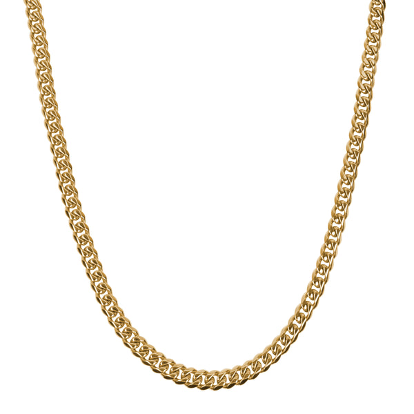Necklace Gourmette Eight - Oro